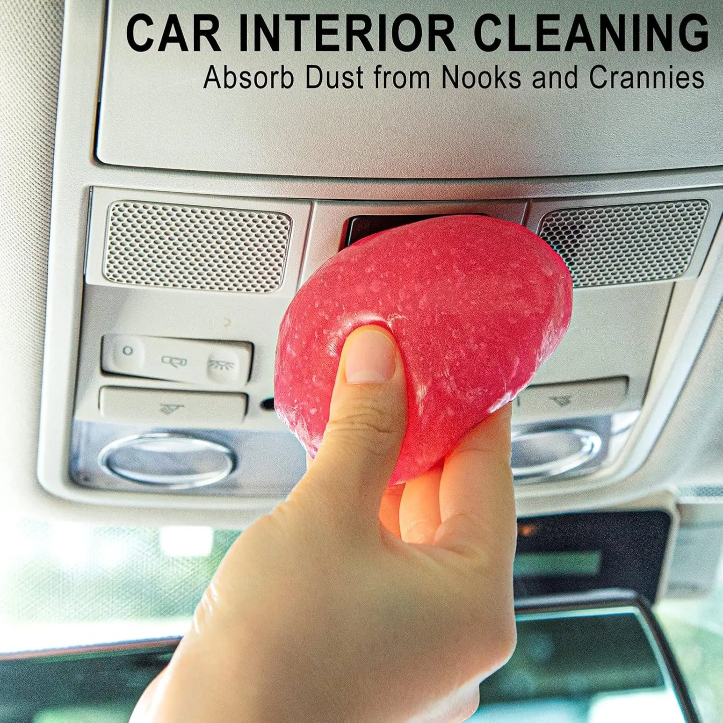 CarCova Car Cleaning Gel, Reusable Interior Dust Cleaner Putty for Vents and Crevices Carcova